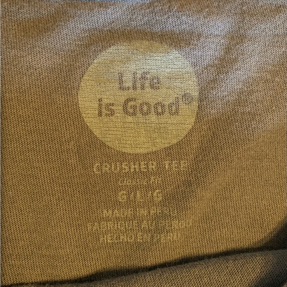 Life is Good Long Sleeve Tee “Positive Altitude” Navy Blue Large - Picture 3 of 3